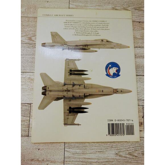 F/A-18 Hornet Osprey Combat Aircraft Series by Lindsay Peacock 1986‎ #2 PB - Picture 7 of 9